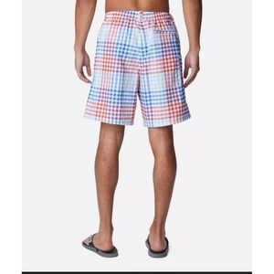 Mens NWT Columbia PFG Super Backcast Patriotic Water Swim Shorts